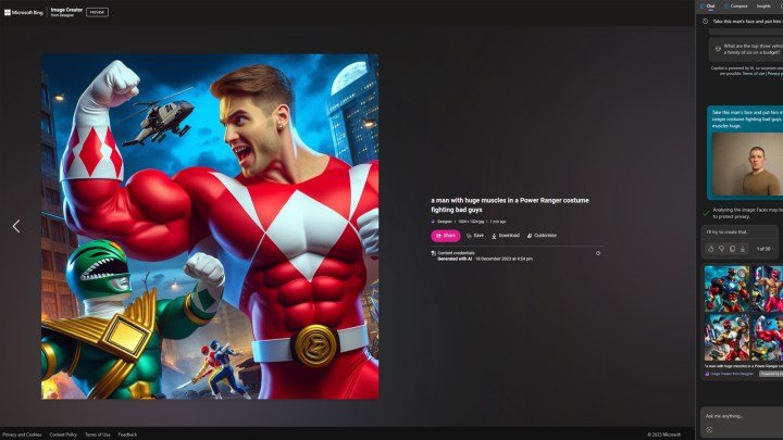 أفضل البدائل المجانية لـ Midjourney التي يمكنك تجربتها 3 تحويل جون إلى حارس قوة باستخدام فن الذكاء الاصطناعي.