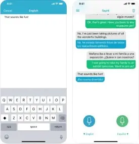 SayHi هو برنامج الترجمة الفورية المميز للايفون والاندرويد