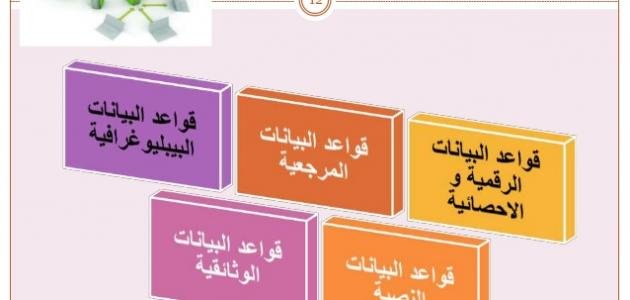 مميزات قواعد البيانات 1 مميزات قواعد البيانات